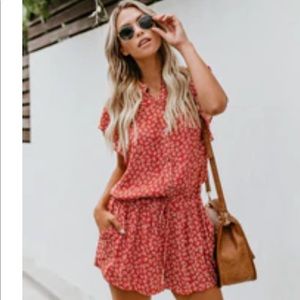 VICI Dolls Floral Romper- Size Large